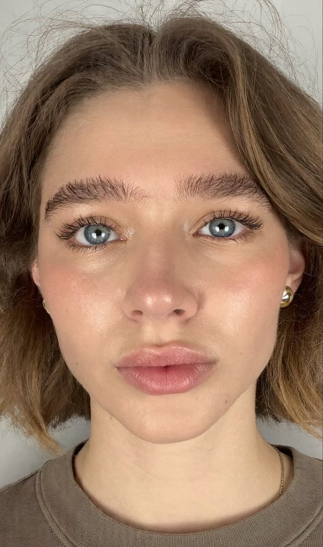 AI model headshot — blonde bob